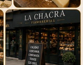 Fachada de una fiambrería La Chacra